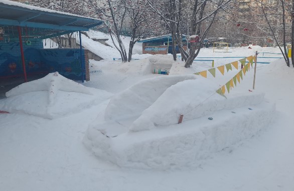 Поделки и фигуры из снега в детском саду: фото, как сделать своими руками - sauna-chelyabinsk.ru